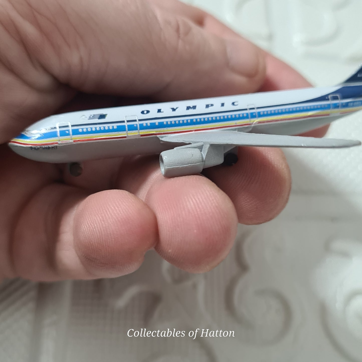 Schabak 1:600 Airbus A-300 Olympic Airways made Germany diecast plane 903/116