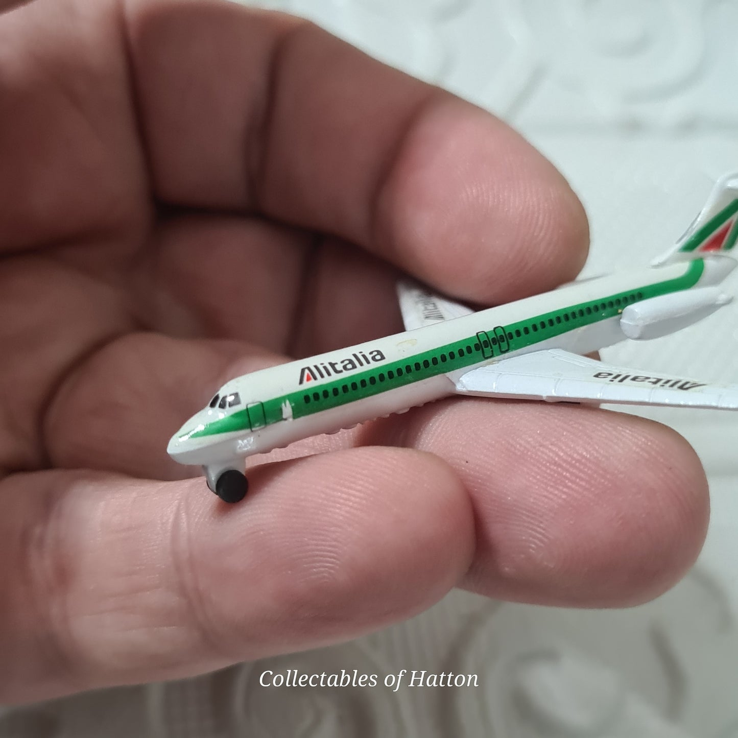 Schabak 1:600 DC-9-41 Alitalia Eurotourist made Germany diecast plane 925/14