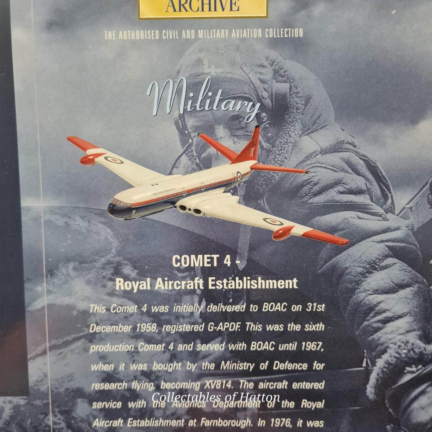 Corgi Aviation AA31401 Comet 4 royal aircraft establishment 1:144 Diecast Model boxed perfect Complete