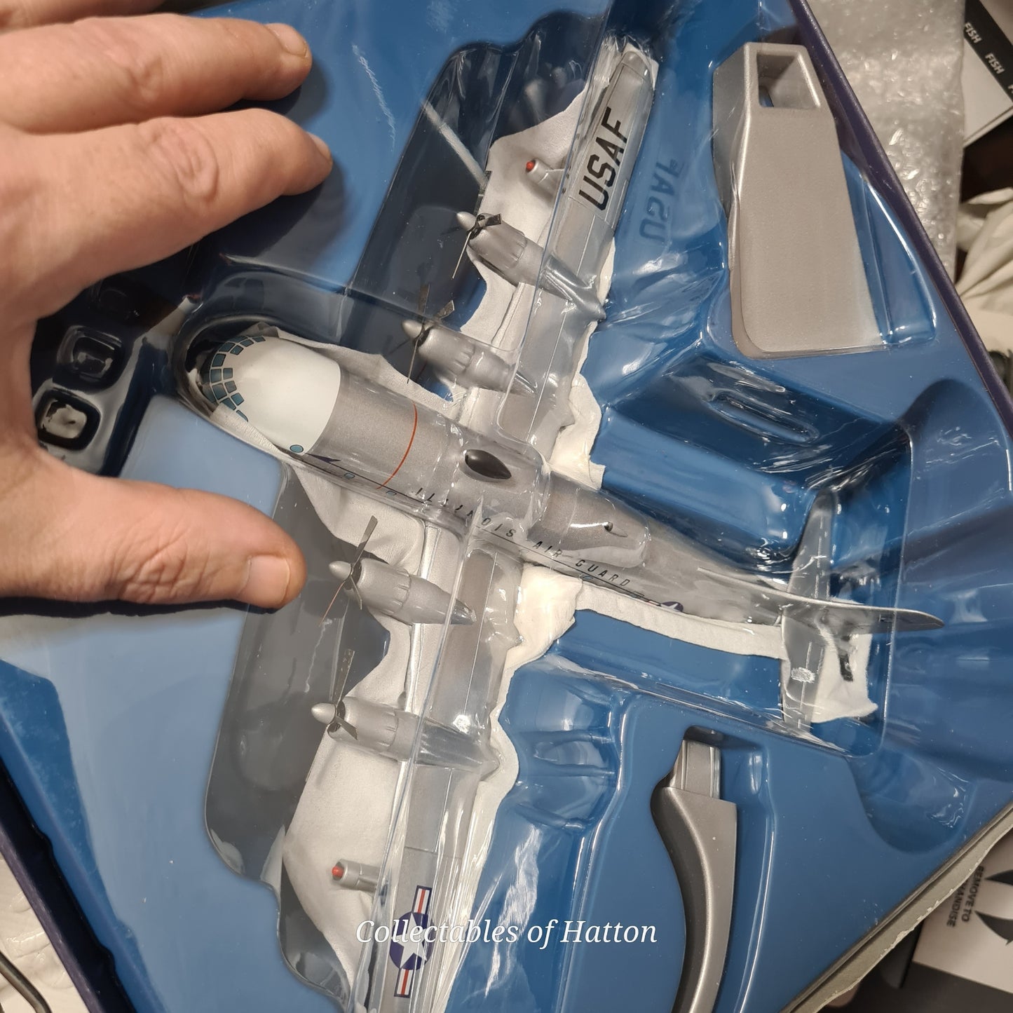 Corgi Aviation 48102 Boeing KC-97L Tanker Illinois air guard 1:144 Diecast Model boxed perfect Complete