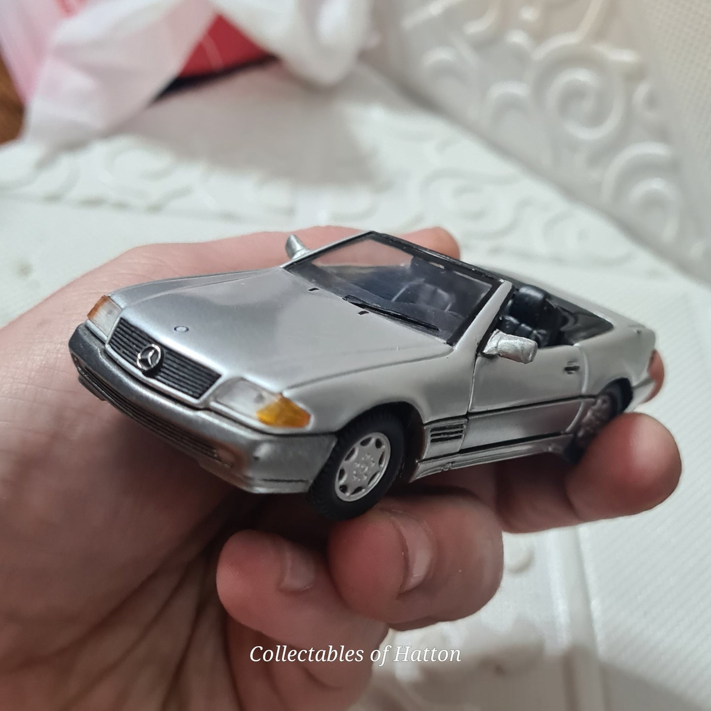 Detail Cars CDC Art 230 1:43 Mercedes-Benz 320sl cabrio silver diecast loose excellent