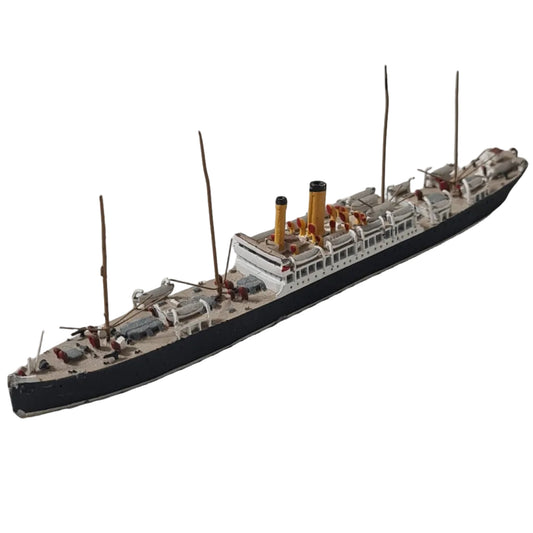 Rhenania GLR Kronstadt  1:1250   waterline white metal ship rare Russian model 