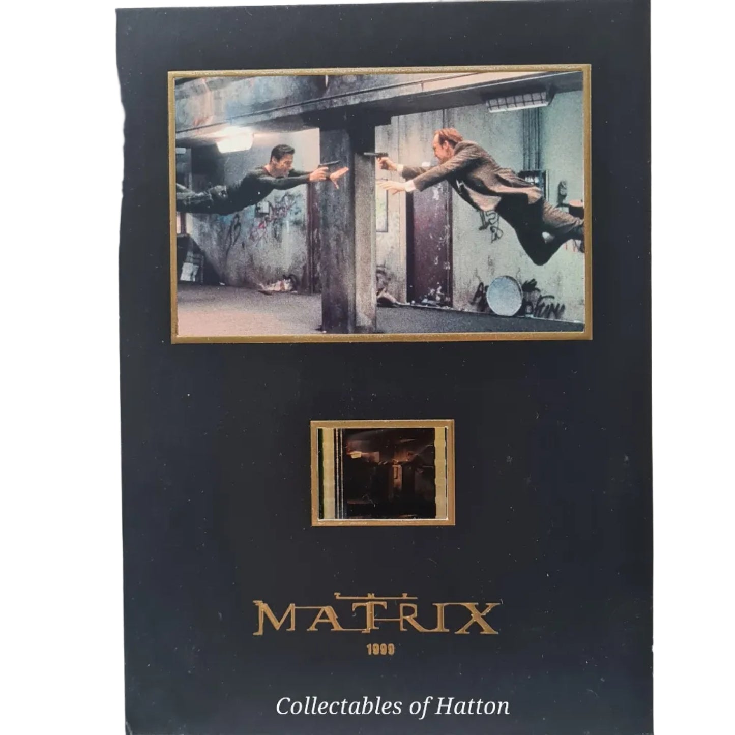 The Matrix 1999 the gold edition the senitype film cel card ( from dvd box set)