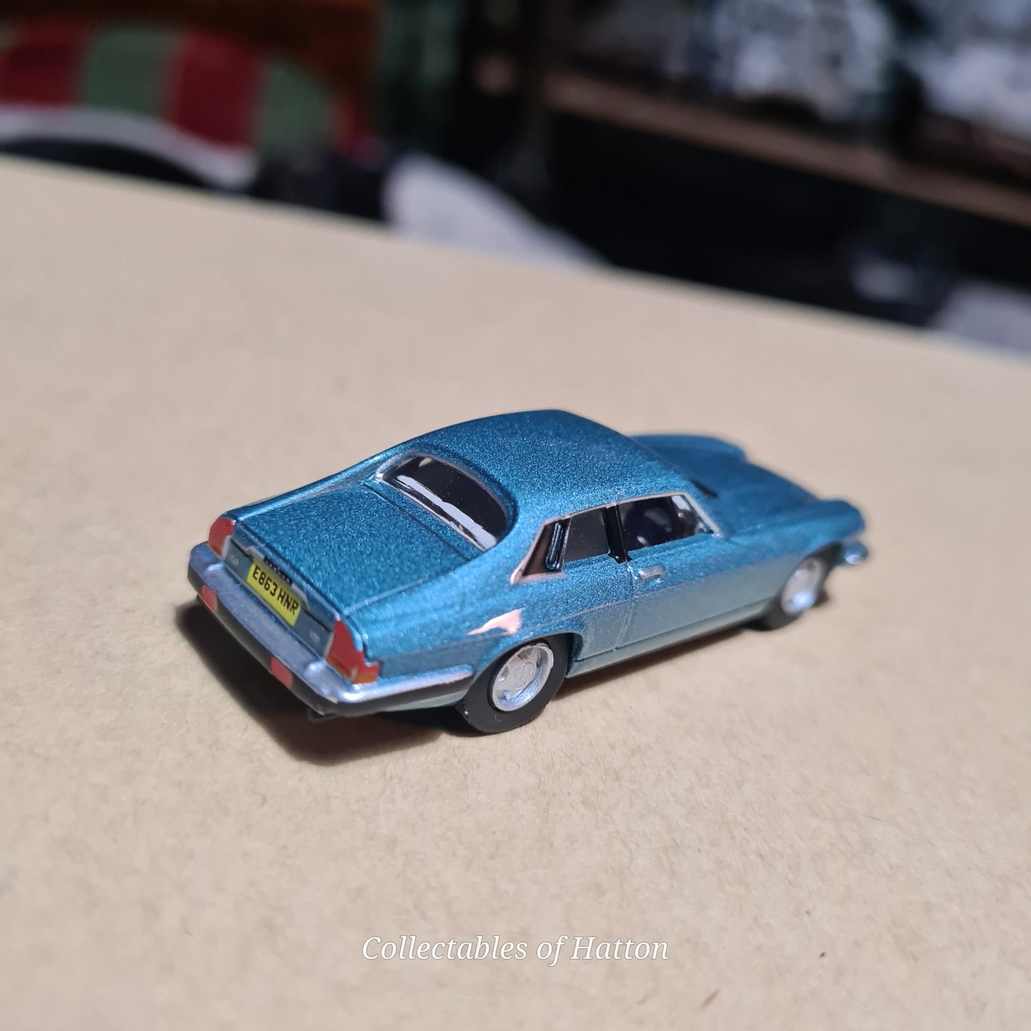 Oxford Diecast 1:76 Jaguar XJS Coupe Metallic blue Car loose Excellent