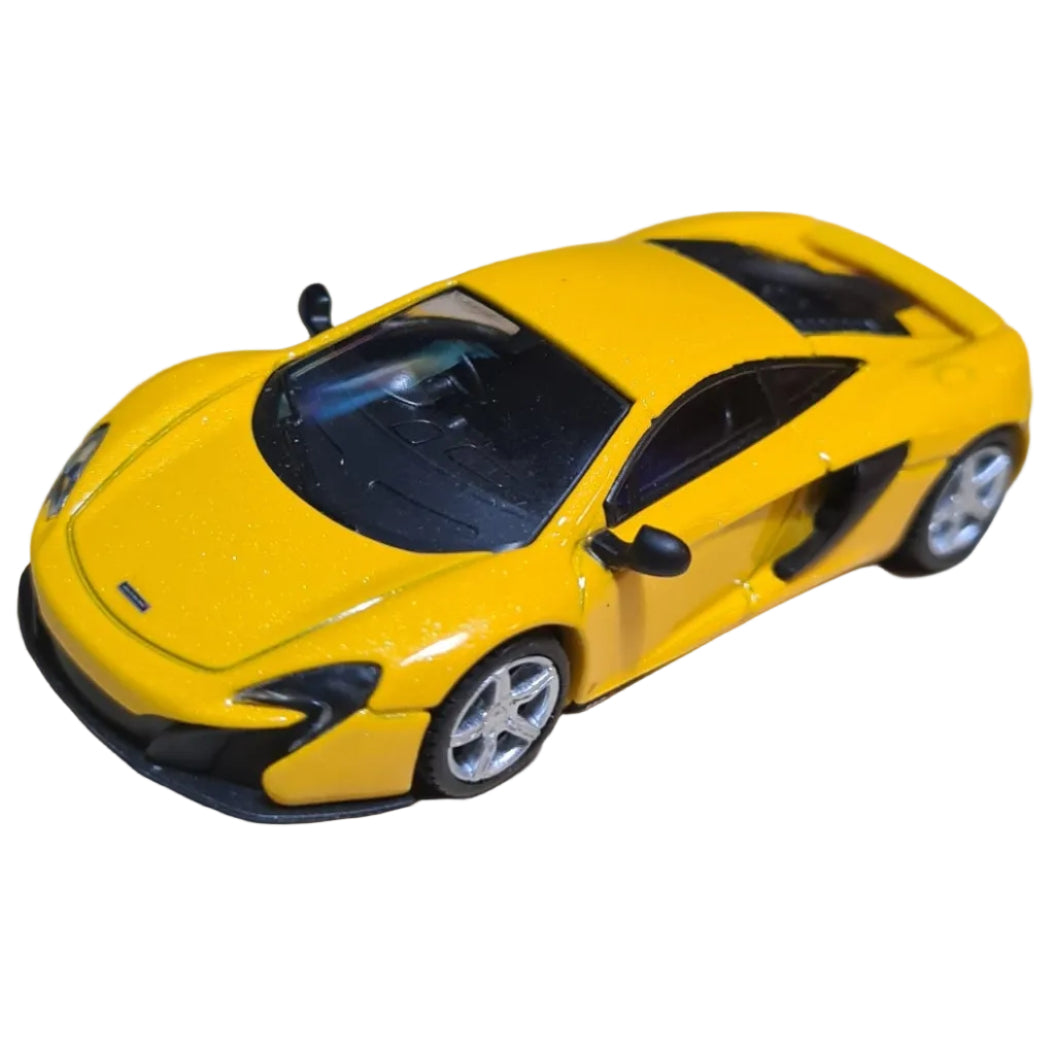 Kyosho 1:64 McLaren 650S Coupe yellow diecast loose model excellent