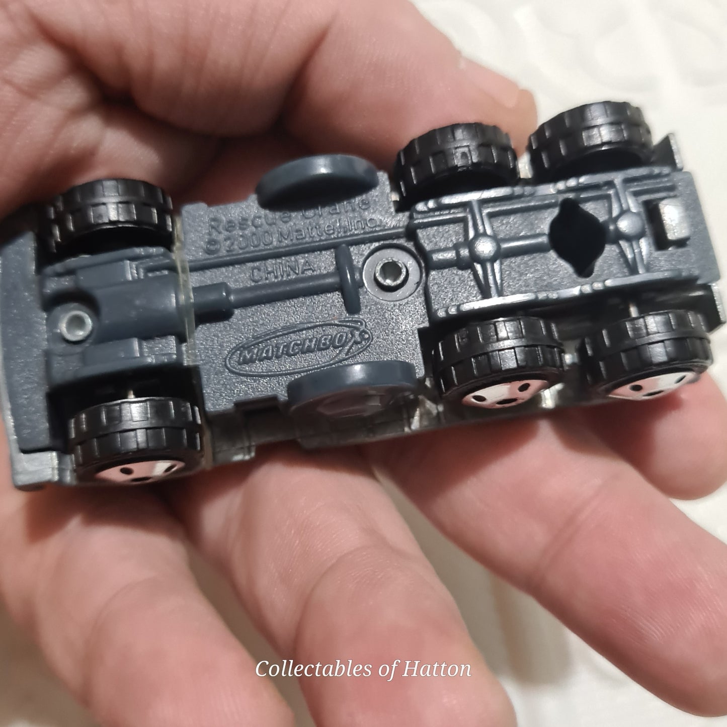 Matchbox Rescue Crane 2000 MBX Preproduction casting rare design department model