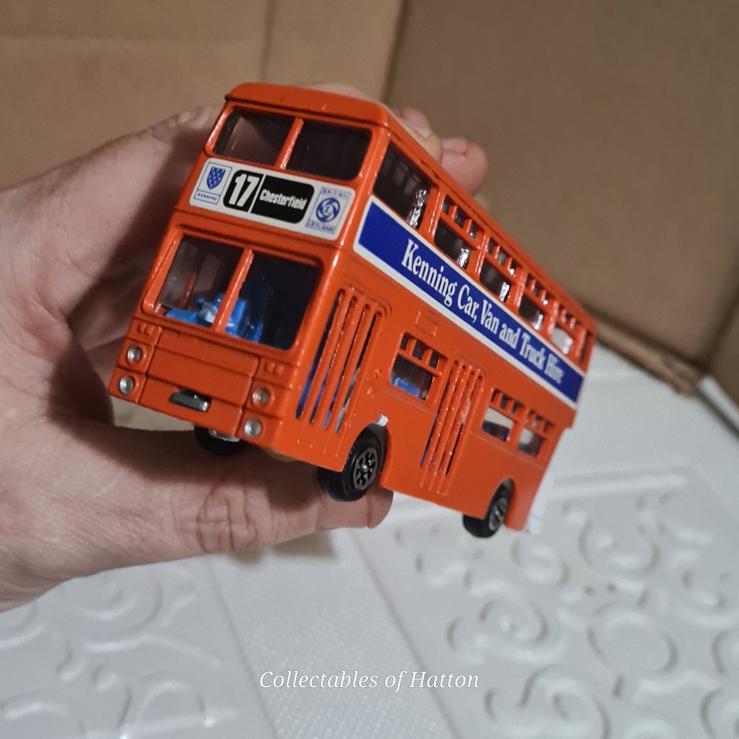 Dinky / 291 Leyland Atlantean 'Kennings' Bus 70s diecast model loose superb
