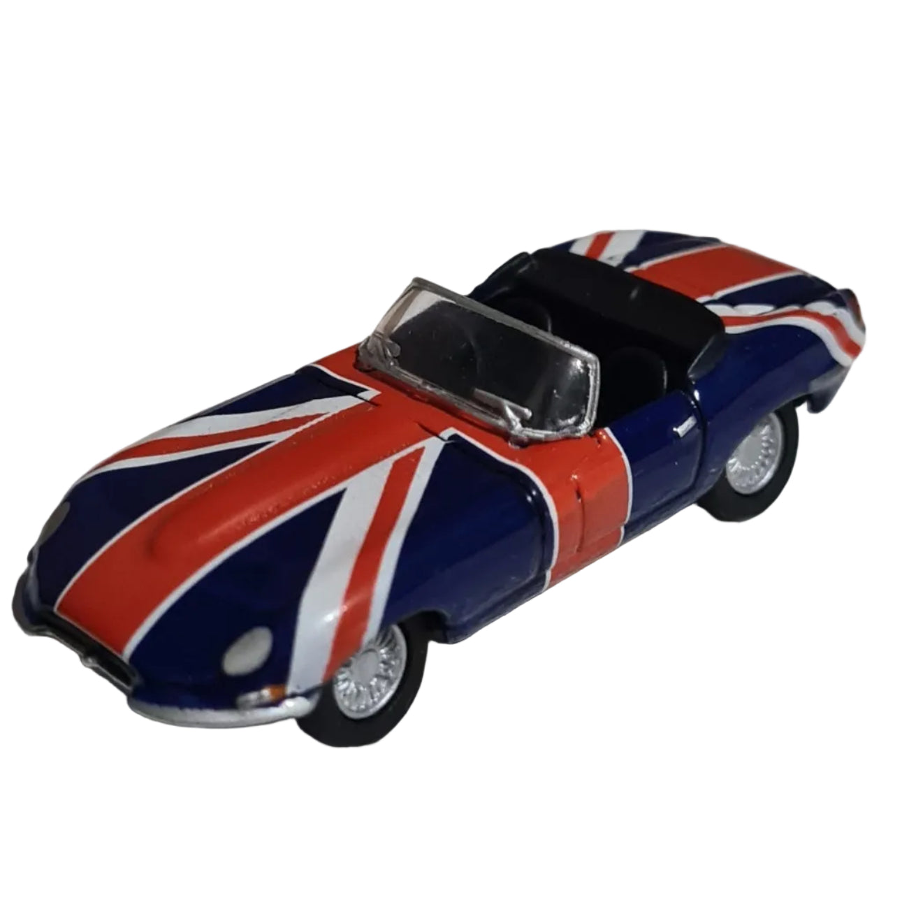 union jack diecast jaguar e-type 