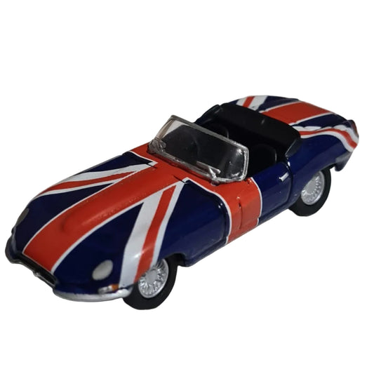 union jack diecast jaguar e-type 