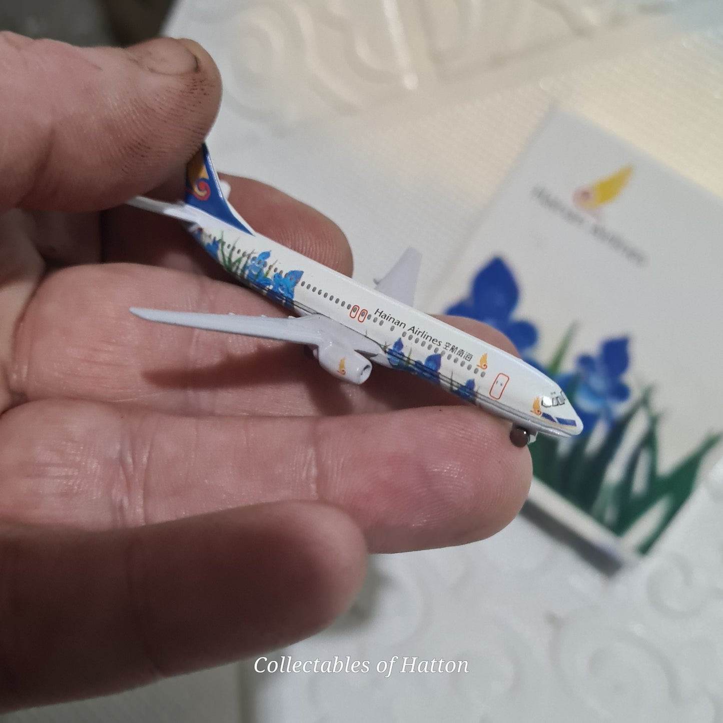 Schabak 1:600 Boeing 737-800 Hainan Airlines rare made Germany diecast plane 965/217a