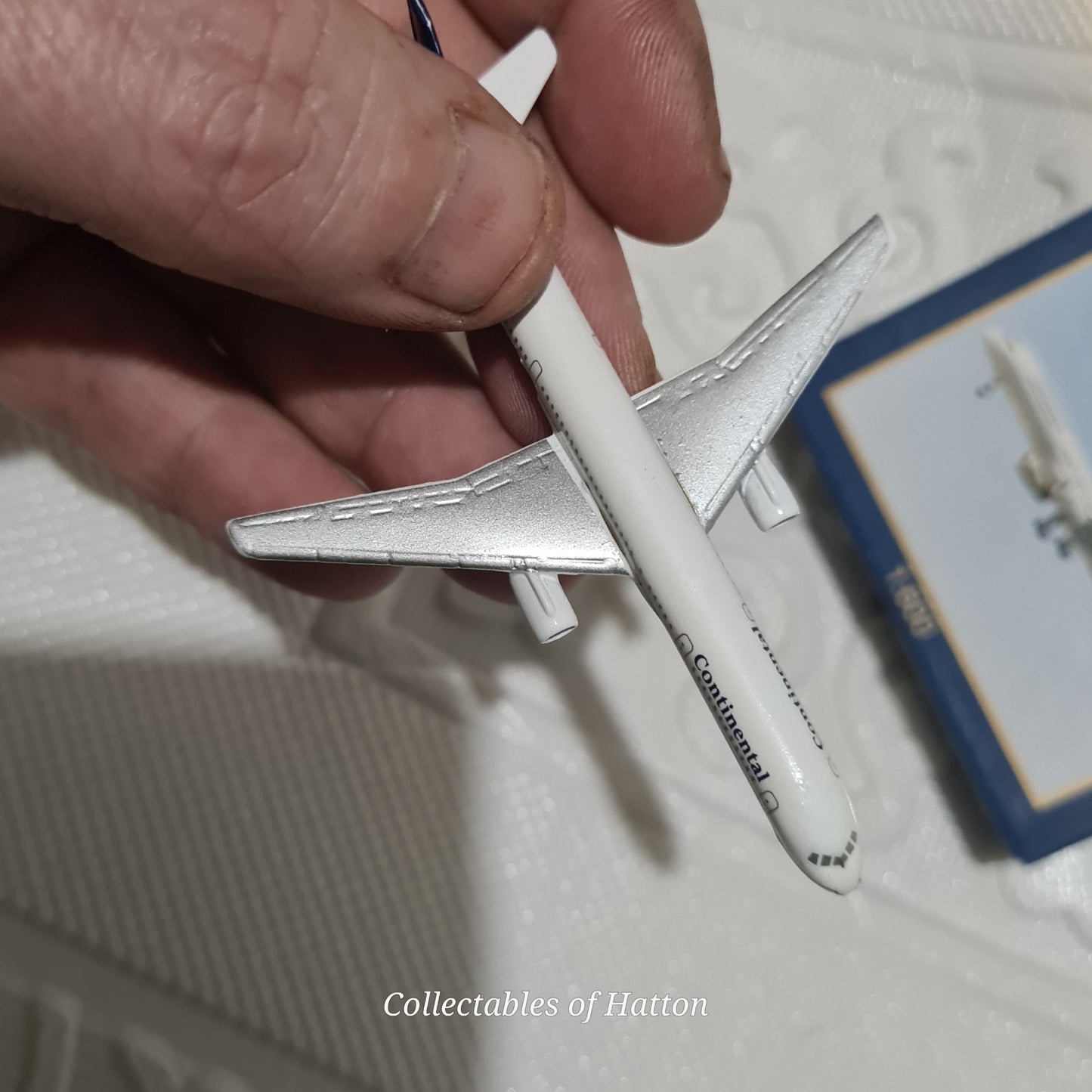 Schabak 1:600 Boeing 757 Continental made Germany diecast plane 908/46