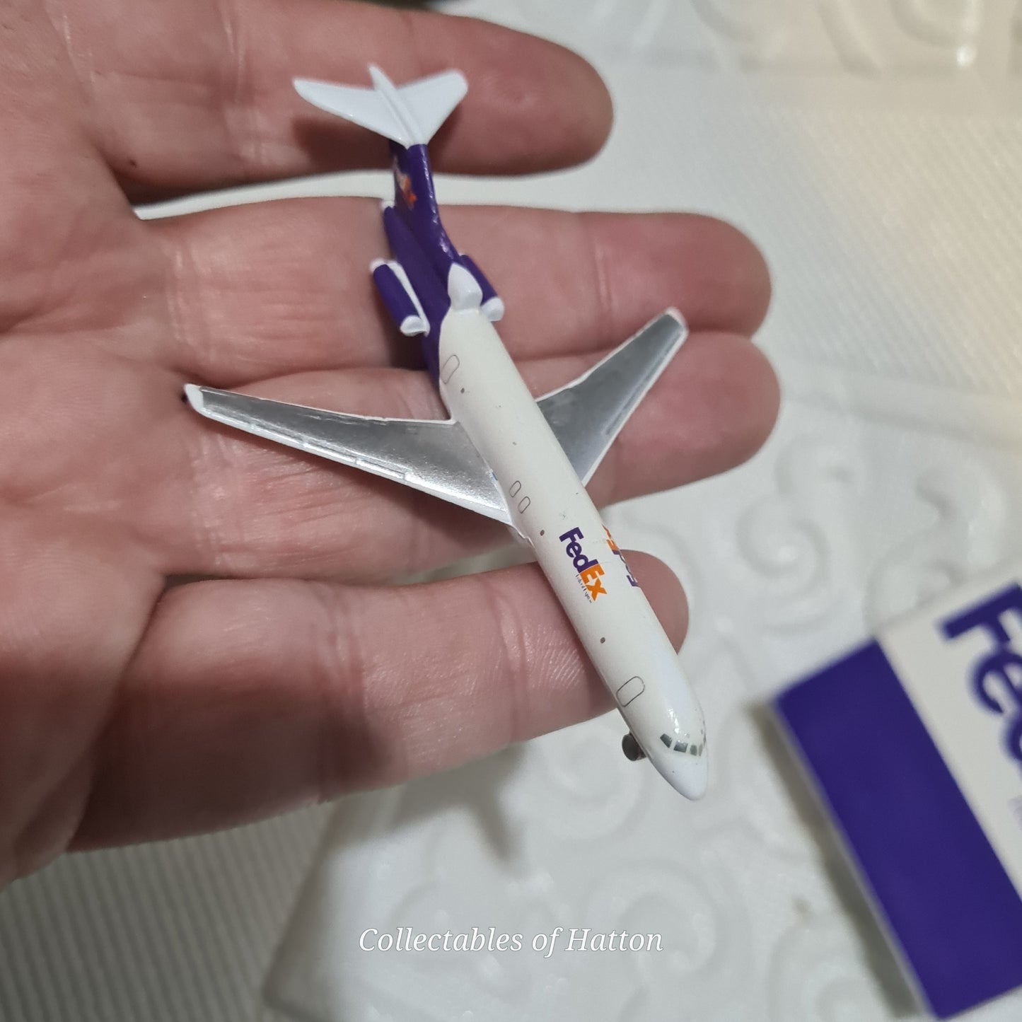 Schabak 1:600 Boeing 727 FedEx Federal Express made Germany diecast plane 906/66