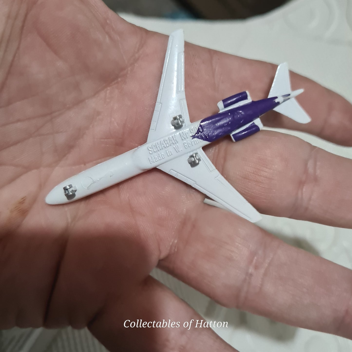 Schabak 1:600 Boeing 727 FedEx Federal Express made Germany diecast plane 906/66