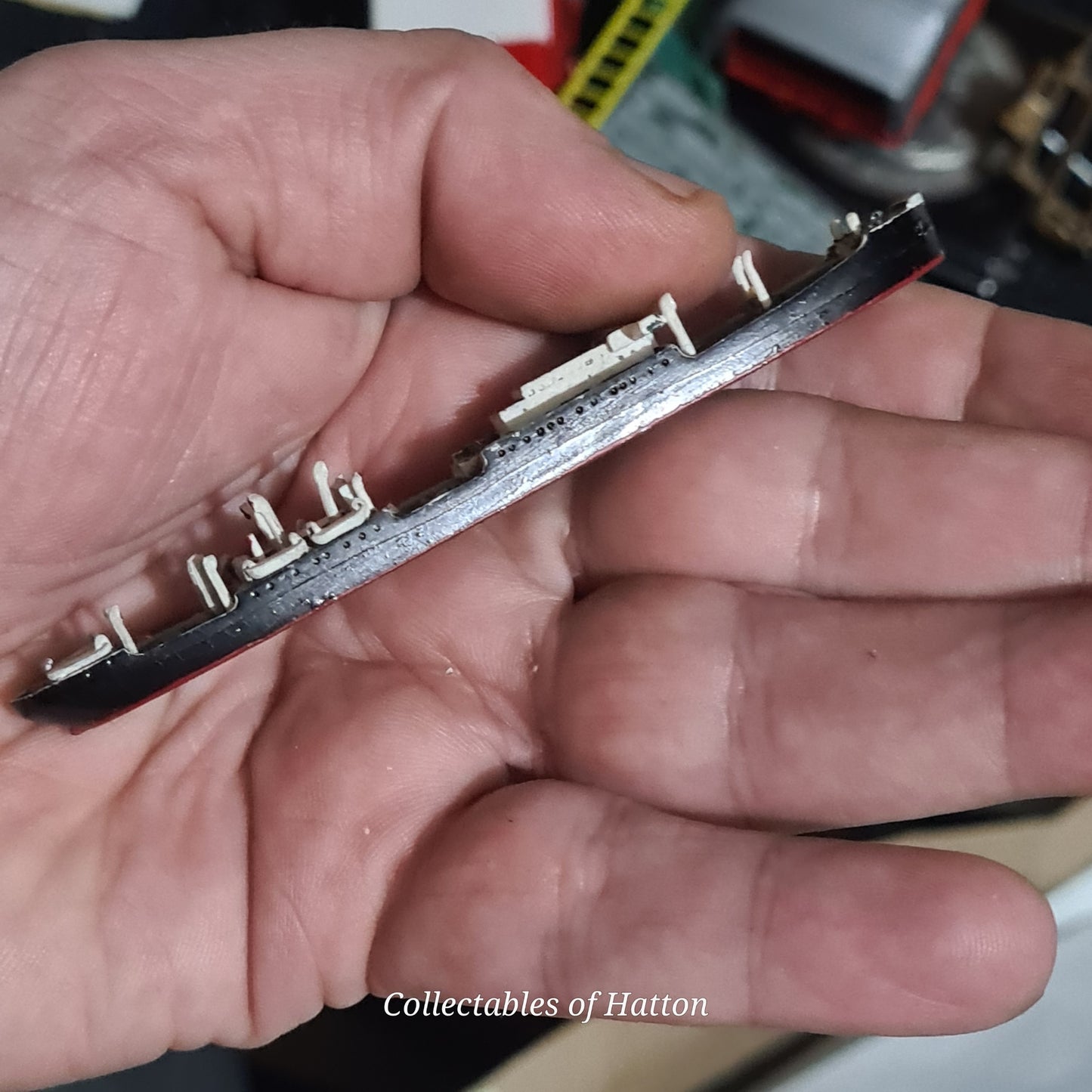 Trident T 2014 1:1250 Selandia freighter waterline model metal ship