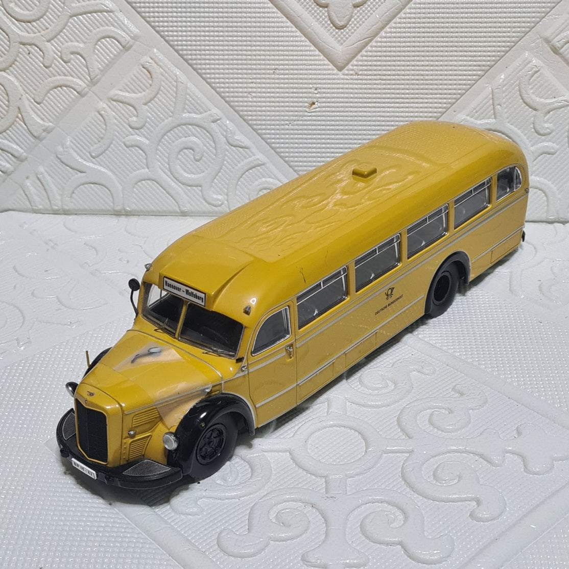 Schuco 006730 Mercedes-Benz O 6600 Deutsche Bundespost 1:43 Scale Diecast loose nice