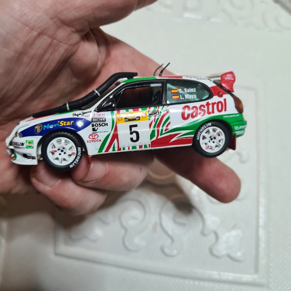 Vitesse 1:43 Toyota Corolla WRC  carlos Sainz Rally diecast model loose vgc