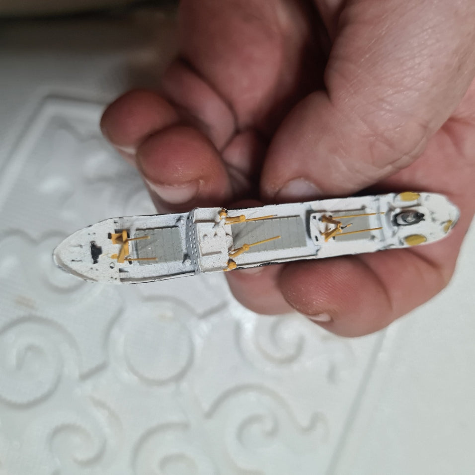 CM-MINIATUREN - CM-KR 300 Fairwind 1:1250 waterline white metal ship rare model