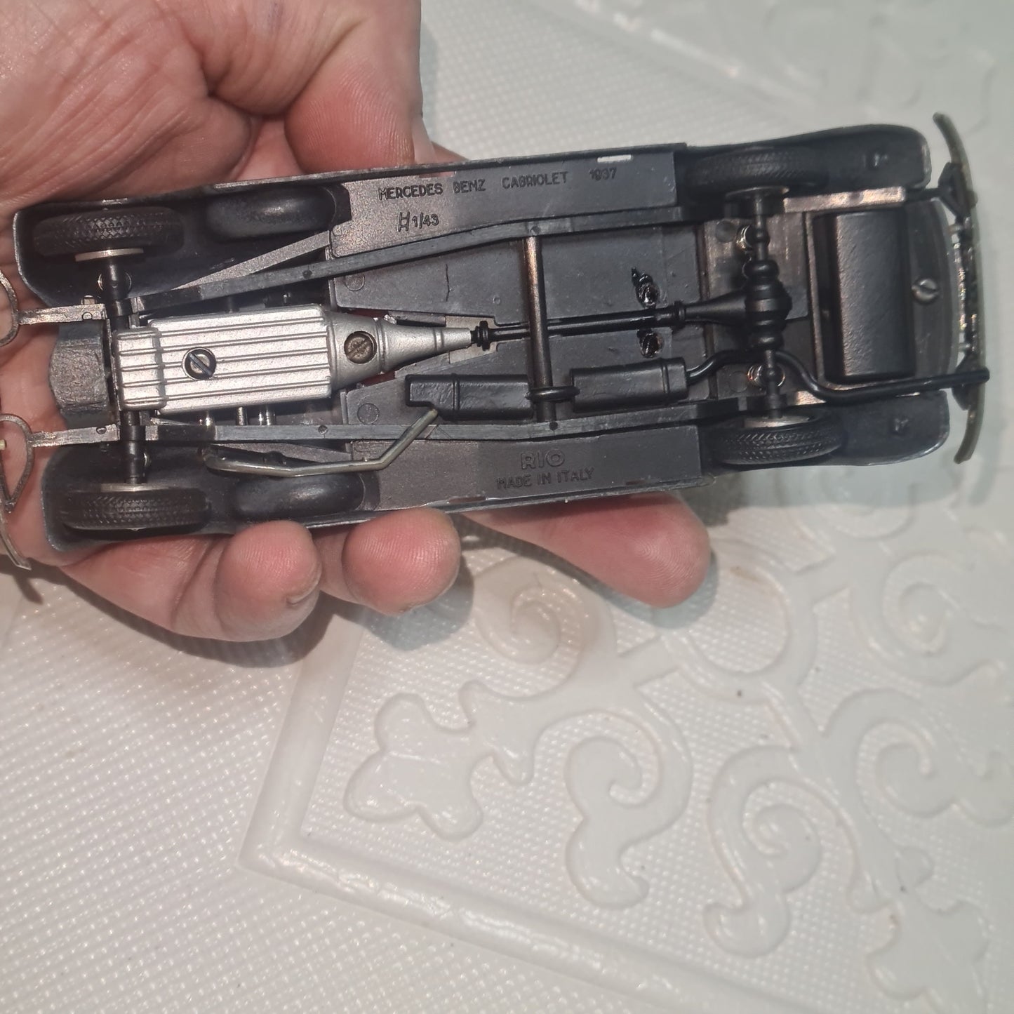 Rio 1:43 Mercedes-Benz 1937 770k grey limousine loose very nice diecast model
