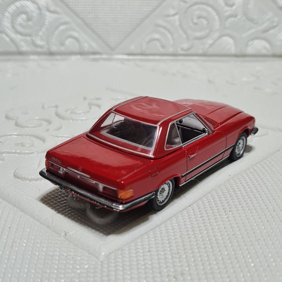 Minichamps 1:43 Mercedes-Benz 280sl-500sl 1970-1989 red loose diecast model