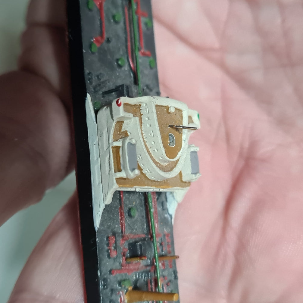 Hansa 1:1250 S-57 Pallium shell tanker 1959 waterline metal model loose used some wear