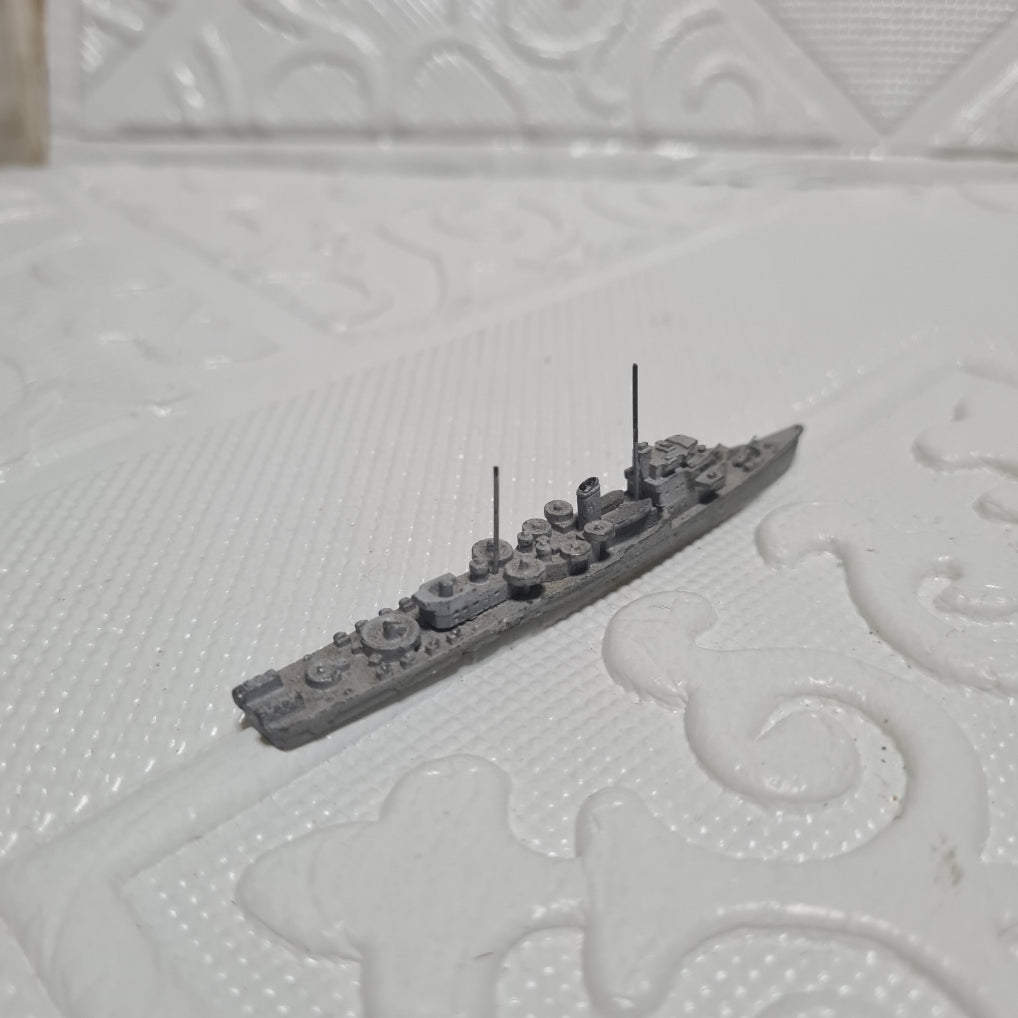 Hansa 1:1250 S13 USS Bostwick destroyer ship escort 1942 waterline metal model good example
