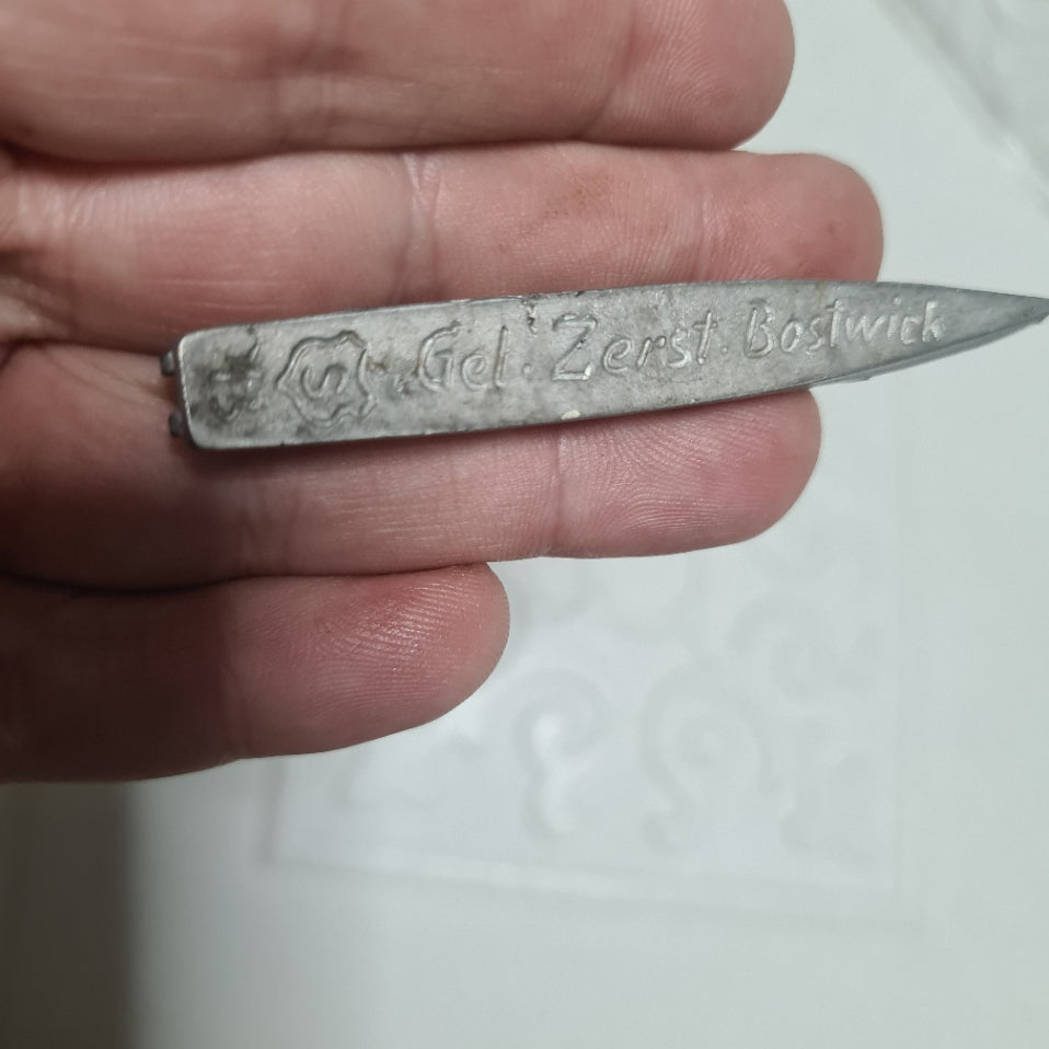 Hansa 1:1250 S13 USS Bostwick destroyer ship escort 1942 waterline metal model good example