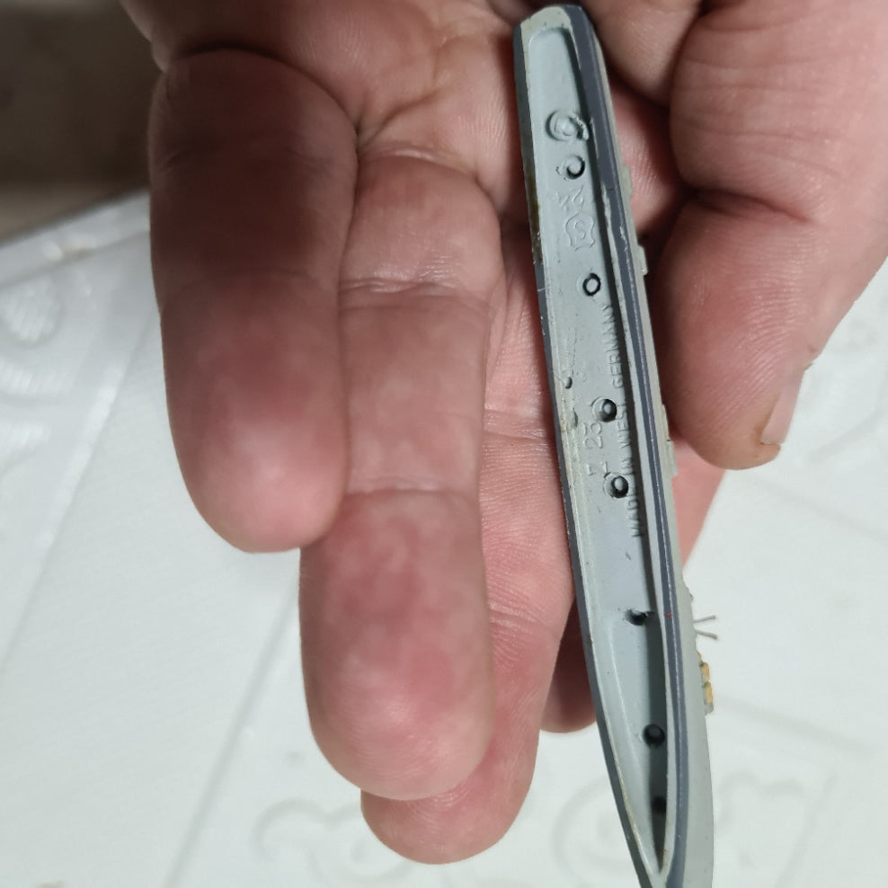 Hansa 1:1250 S24 z-23 1940 destroyer battleship  waterline metal model good example