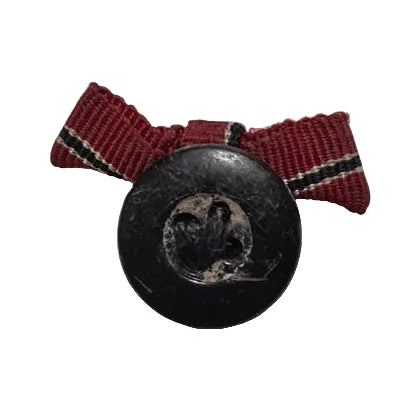 ww2 Eastern front German original button with ribbon 