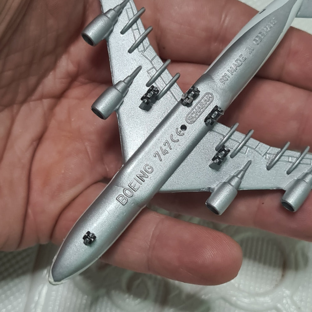 Schabak 1:600 Boeing 747-300 Japan Asia Airways made Germany diecast plane 901/155