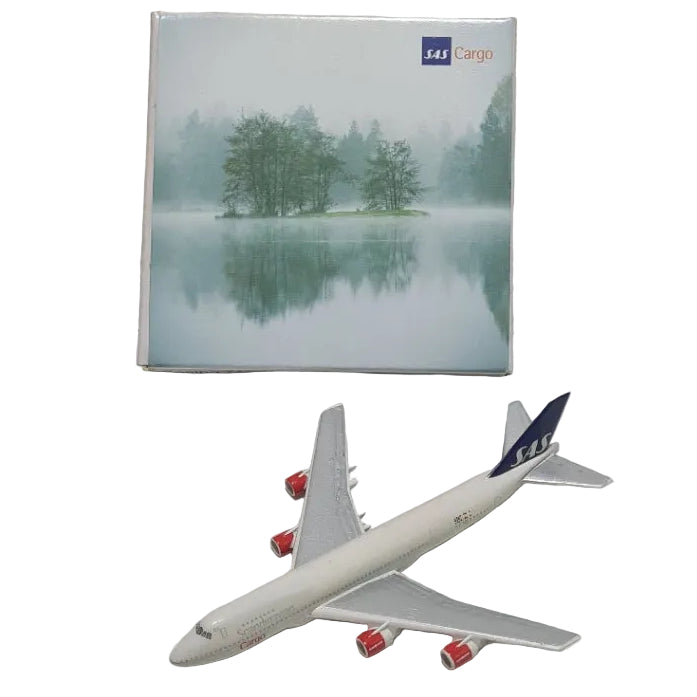  Schabak 1:600 Boeing 747-200SF Cargo SAS  made Germany diecast plane 901/16c