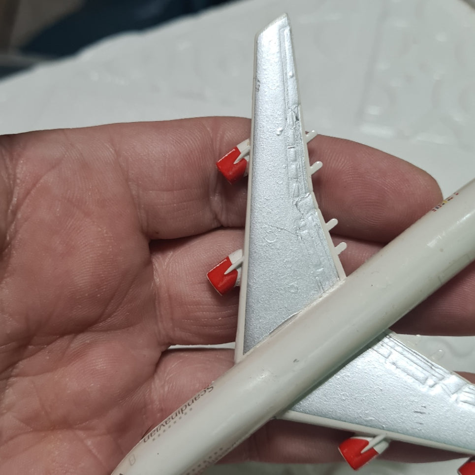 Schabak 1:600 Boeing 747-200SF Cargo SAS  made Germany diecast plane 901/16c