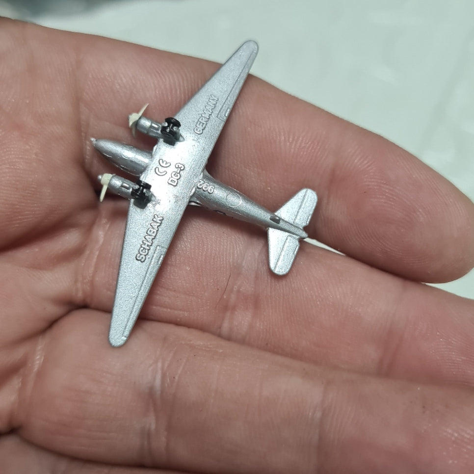 Schabak 1:600 US Air Force DC3 C-54 Dakota berlin airlift made Germany diecast plane 932/86