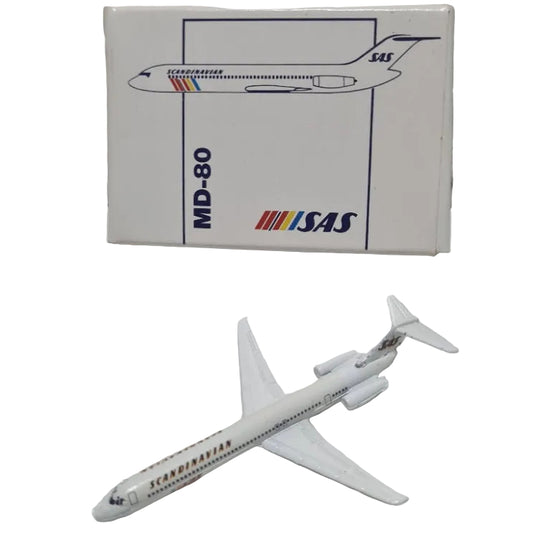 Schabak 1:600 Douglas MD-80 SAS Scandinavian airlines made Germany diecast plane 904/16