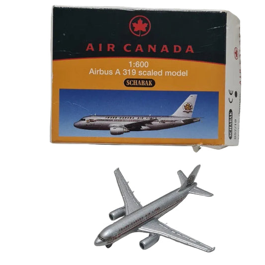 Schabak 1:600 Airbus A-319 Air Canada made Germany diecast plane 957/19