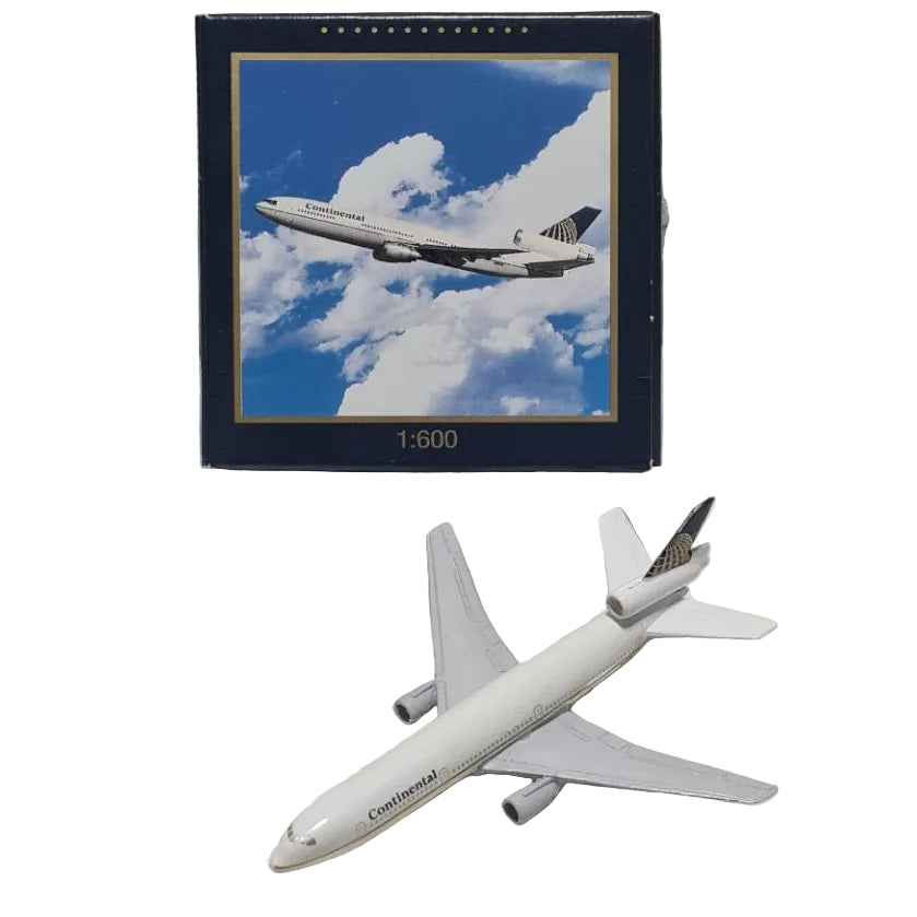 Schabak 1:600 Douglas DC-10 Continental made Germany diecast plane 902/46