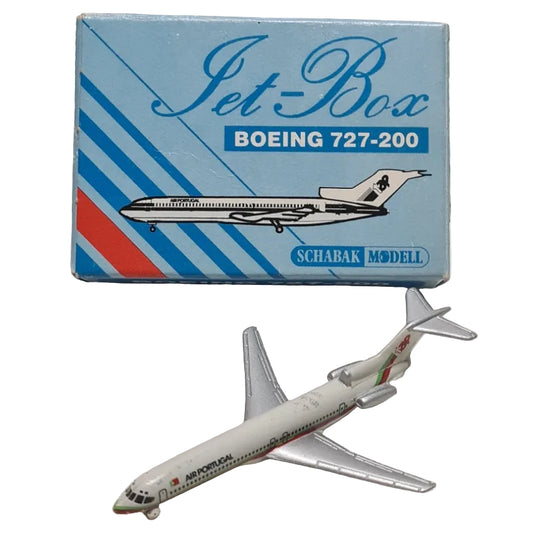 Schabak 1:600 Boeing 727-200 Air Portugal made Germany diecast plane 906/26
