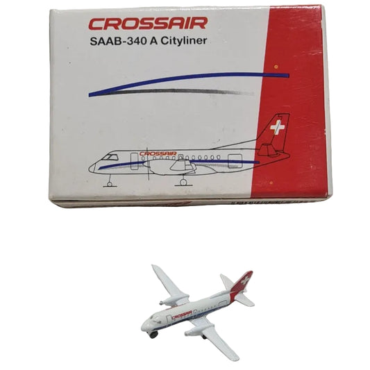 Schabak 1:600 SAAB-340 A Cityliner made Germany diecast plane 936/80