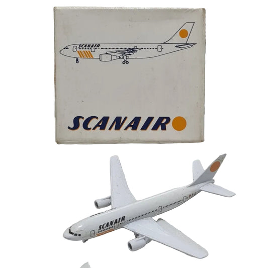 Schabak 1:600 Airbus A-300B Scanair made Germany diecast plane 903/44