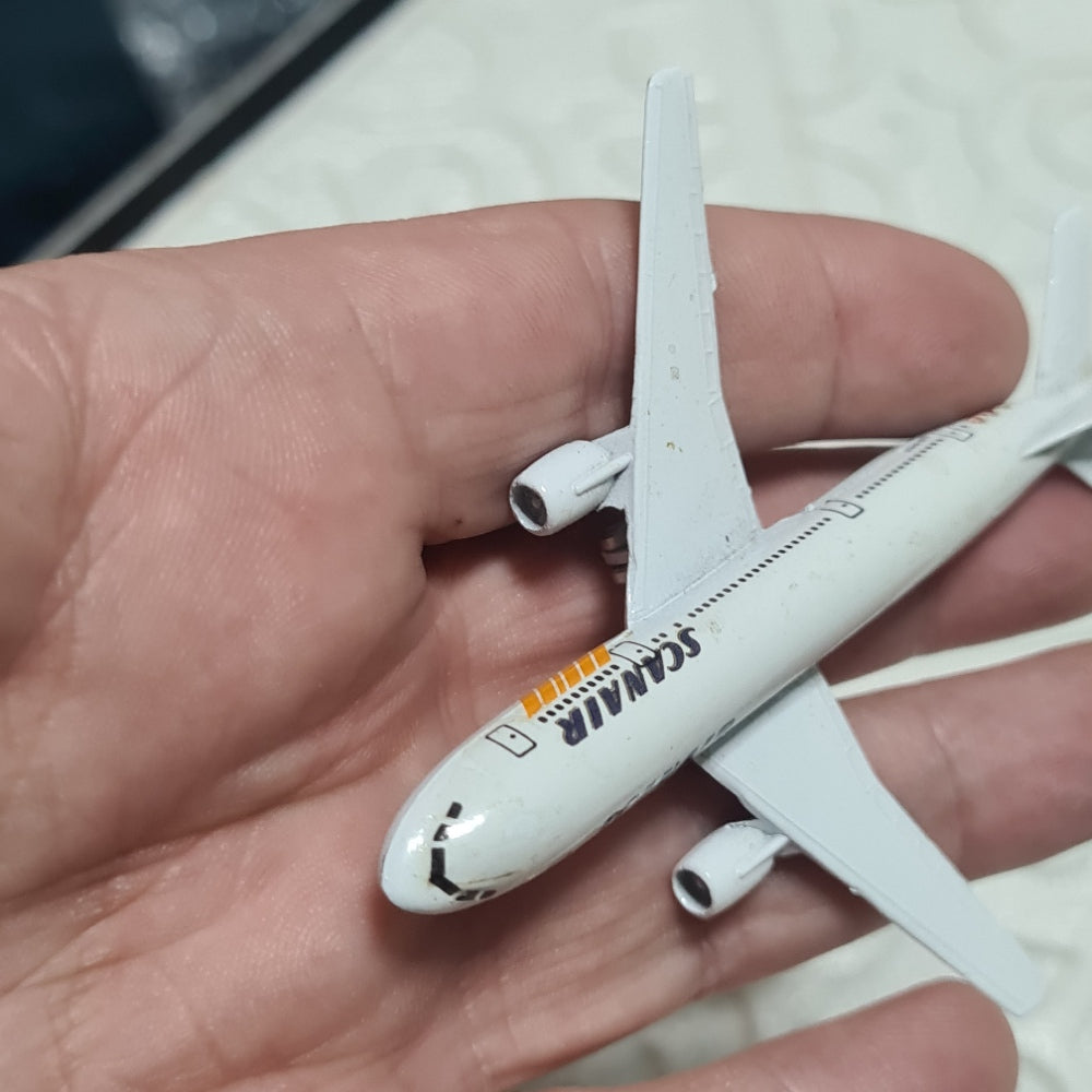 Schabak 1:600 Airbus A-300B Scanair made Germany diecast plane 903/44