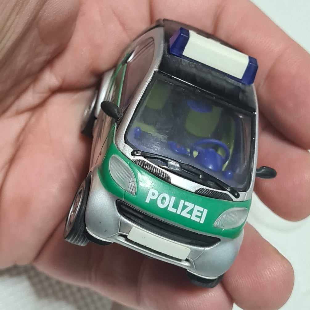 Herpa 1:43 Smart car German Polizei police loose diecast model excellent