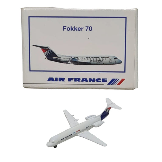 Schabak 1:600 Fokker 70 F-70 Air France vgc Germany diecast plane 960/3