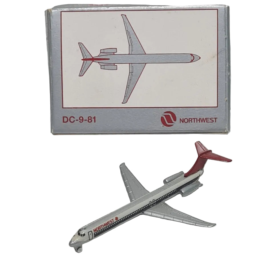 Schabak 1:600 Douglas DC-9-81 Northwest Germany diecast plane 904/37