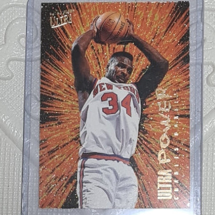 Charles Oakley 1995 Fleer 94-95 Ultra Power insert 7 of 10 NBA Basketball New York Knicks fair Sleeved