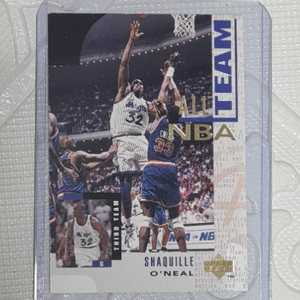 Shaquille O'Neal 1994 upper deck all NBA Team #23 NBA Basketball Orlando Magic Sleeved