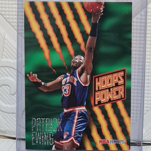 Patrick Ewing 1995 Skybox NBA Hoops Power PR-35 NBA Basketball New York Knicks Excellent Sleeved