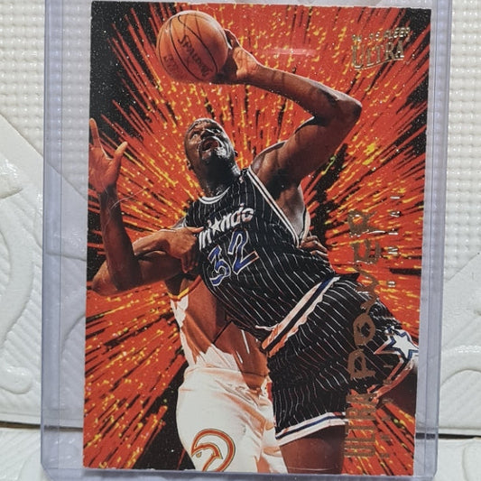 Shaquille O'Neal 1995 Fleer 94-95 Ultra Power insert 8 of 10 NBA Basketball Orlando Magic Good  Sleeved