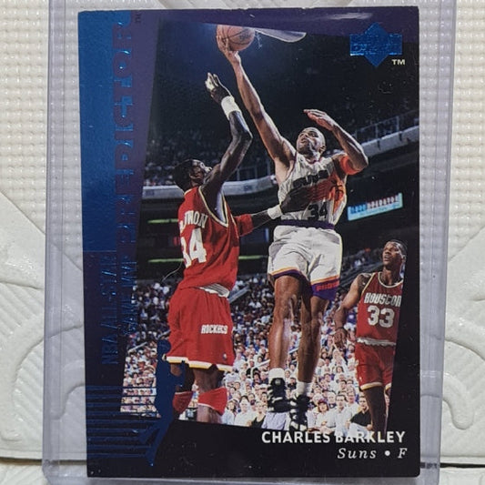 Charles Barkley 1994 Upper Deck Predictor "blue" H1 NBA Basketball Phoenix Suns good sleeved
