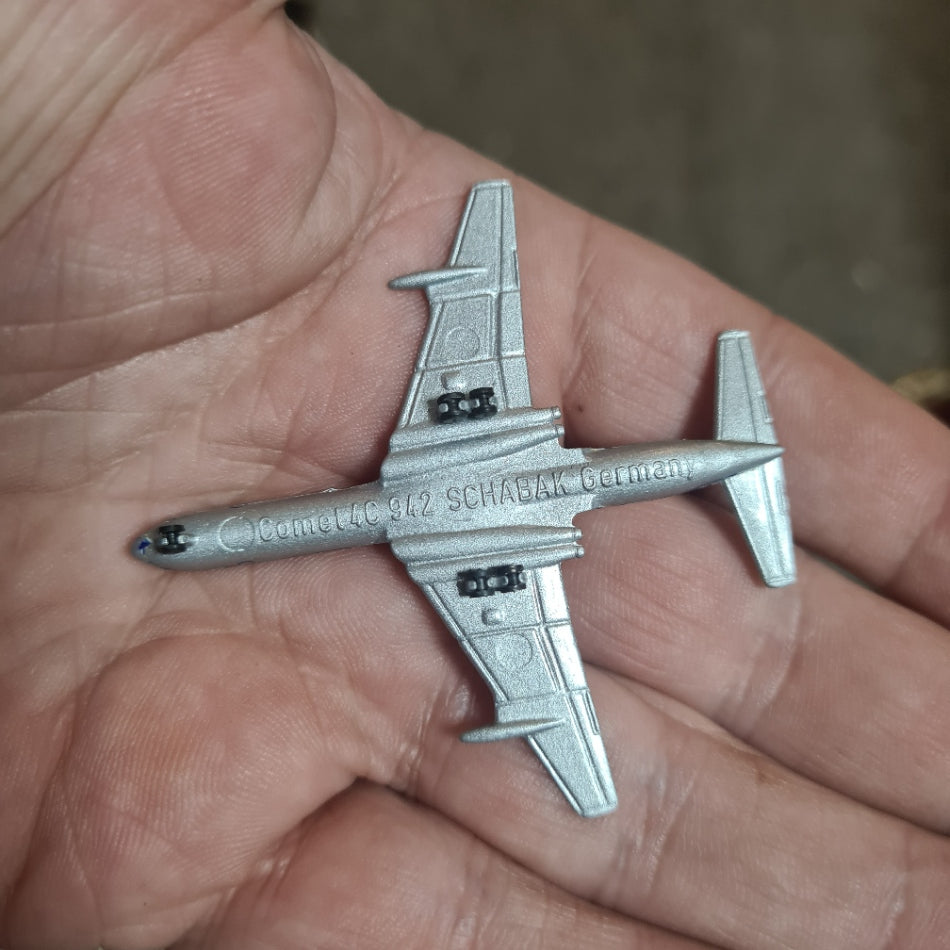 Schabak 1:600 Comet 4 Jetliner BOAC Germany diecast plane 942/106