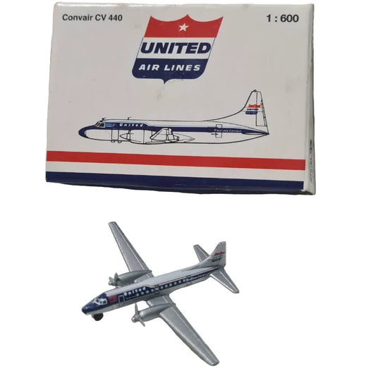 Schabak 1:600 Convair CV-440 United Airlines Germany diecast plane 933/23
