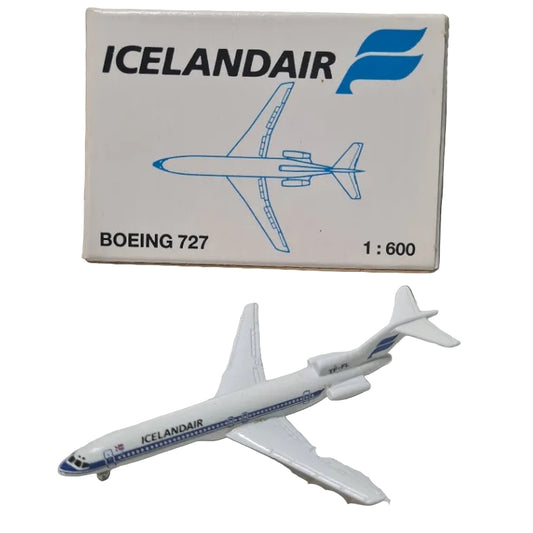 Schabak 1:600 Boeing 727 Icelandair Germany diecast plane 906/72